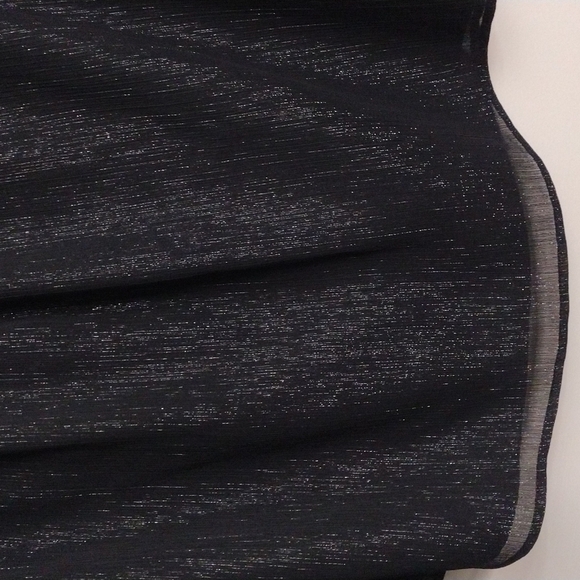 NWT Worthington Petite Black Shine Dressy Tank Top size PXL - Picture 2 of 9